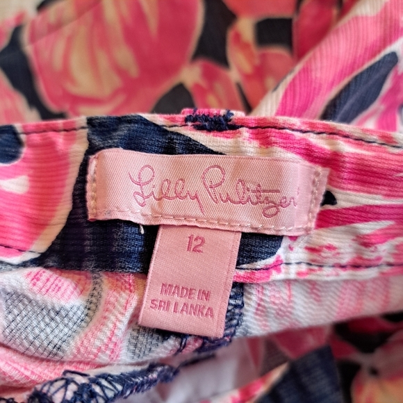 Lilly Pulitzer girls size 12 shorts - Picture 3 of 4